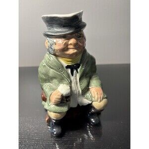 Vintage Kelsboro Ware The Coachman Toby Mug  Made In England 5.5” Hand Painted